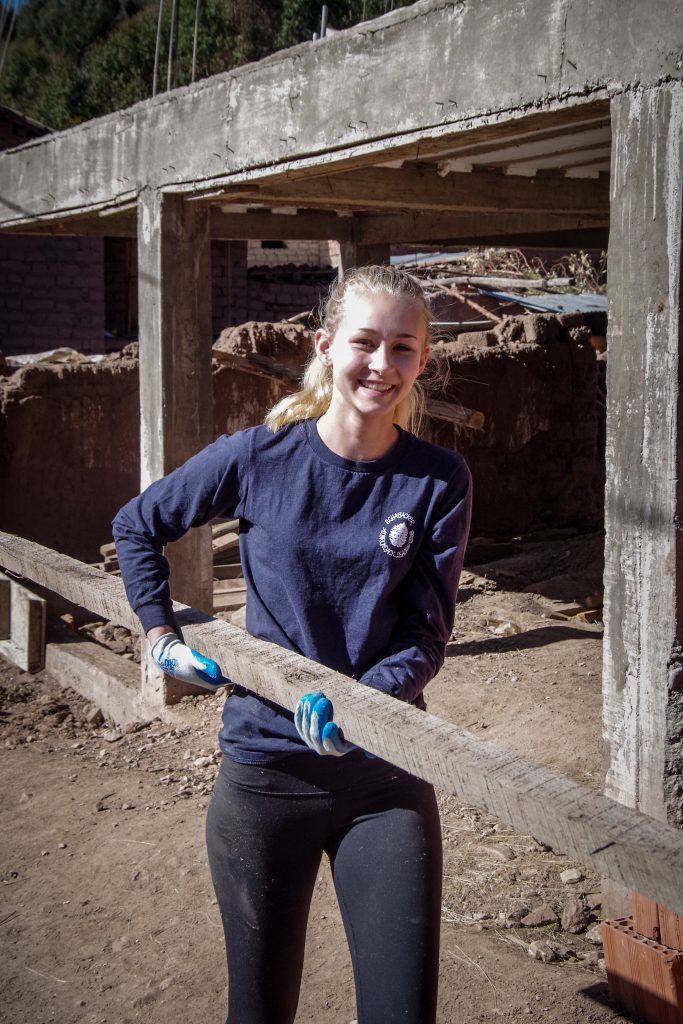 Grace removing support beams