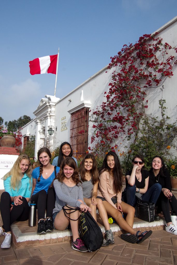 Outside Museo Larco